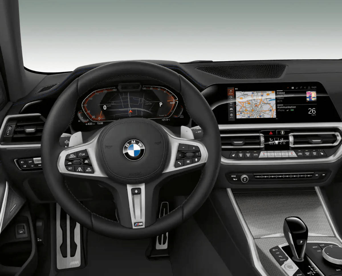 bmw Live Cockpit vue conducteur