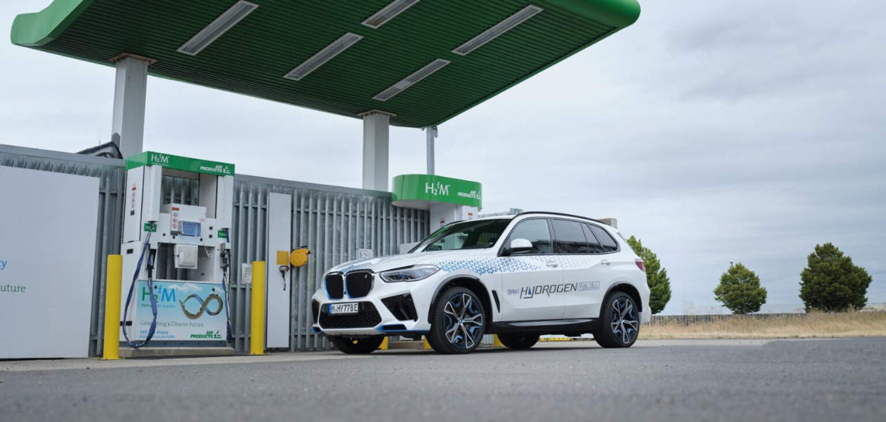 Intérieur du BMW iX5 Hydrogen